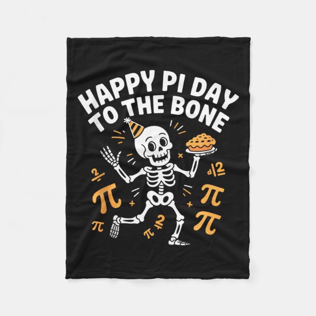 Couverture Polaire Cadeau drôle de nourriture de tarte de nerd de mat (Devant)