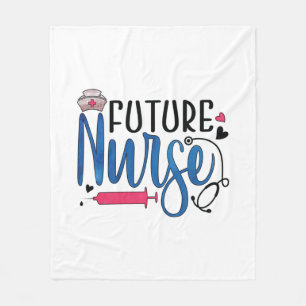 Couverture Polaire Cadeau infirmière   future infirmière