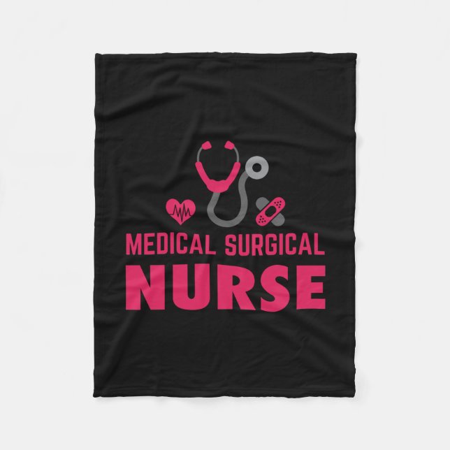 Couverture Polaire Cadeau infirmière | Infirmière Médicale (Devant)