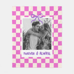 Couverture Polaire Cadeau personnalisé de mariage avec photo pour cou