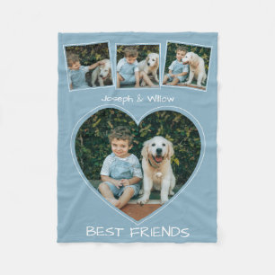 Couverture Polaire Cadeau photo de meilleurs amis