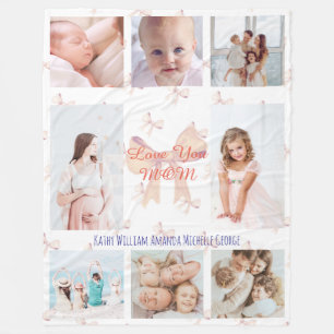 Couverture Polaire Cadeau photo personnalisé pour la fête des mères p