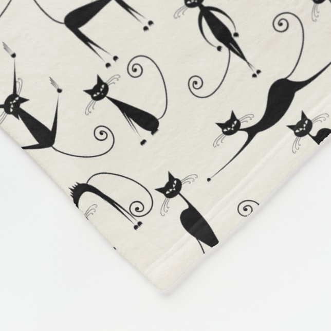 Couverture Polaire Cadeau pour amateur de chats Cozy Chic (Coin)
