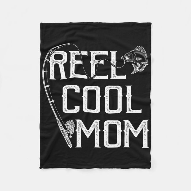 Couverture Polaire Cadeau pour amateur de pêche Mère cool pêcheuse Pr (Devant)