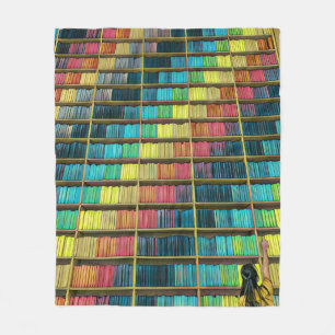 Couverture Polaire Cadeau pour les amateurs de bibliothèque