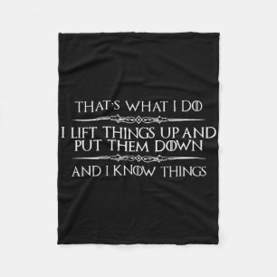 Couverture Polaire Cadeaux Bodybuilder - Funny Weighter-lifter et Bod