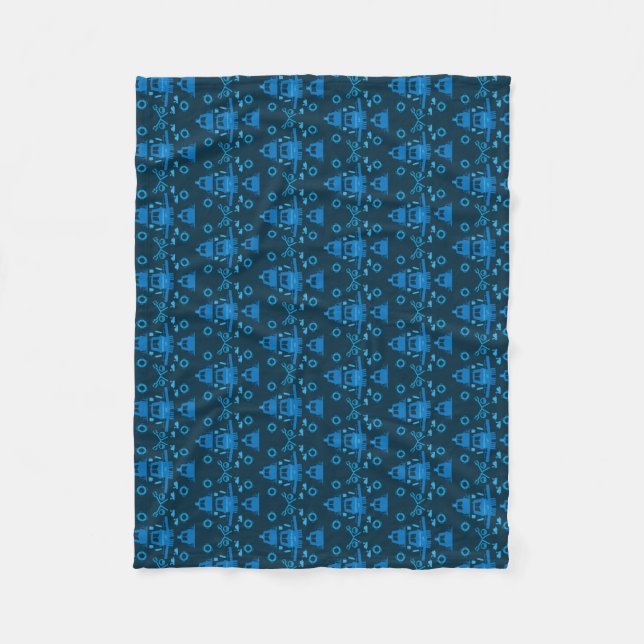 Couverture Polaire Cadeaux British Narrowboat (Devant)