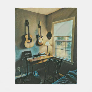 Couverture Polaire Cadeaux de guitare pour petite amie