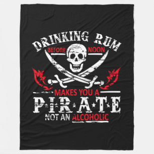 Couverture Polaire Cadeaux drôles de pirate