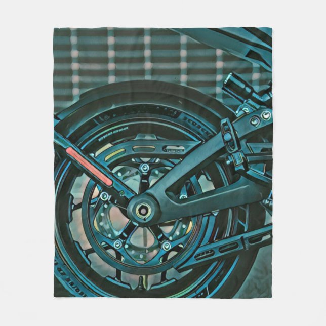 Couverture Polaire Cadeaux motocyclistes (Devant)