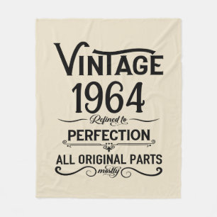 Couverture Polaire Cadeaux personnalisés soixante vintages 60e annive