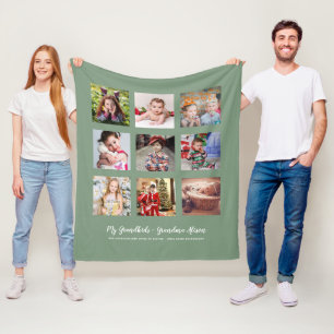 Couverture Polaire CADEAUX PHOTOGRAPHIQUES GRANDS-PARENTS - Couvertur