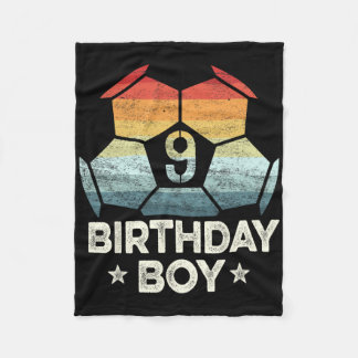 Couverture Polaire Cadeaux pour footballeur de 9 ans Garçon d'anniver