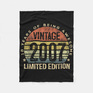 Couverture Polaire Cadeaux vintages 2007 Édition limitée 18 ans 18t