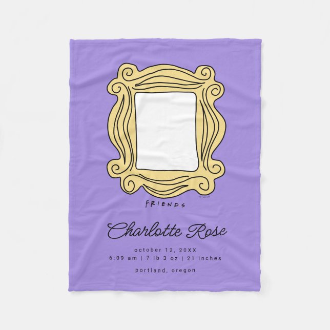 Couverture Polaire Cadre photo AMIENDS™ | Nouveaux statistiques de na (Devant)