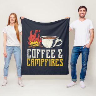 Couverture Polaire Café et feux de camp Aventure Camping