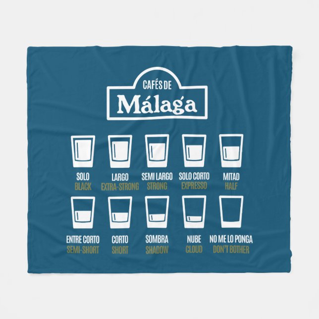 Couverture Polaire Cafés de Malaga (Devant (Horizontal))