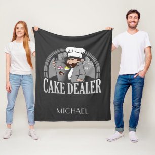 Couverture Polaire Cake Dealer Funny Bakery Propriétaire Gag