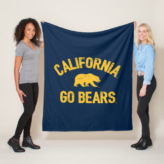 Couverture Polaire California Go Bears Gold