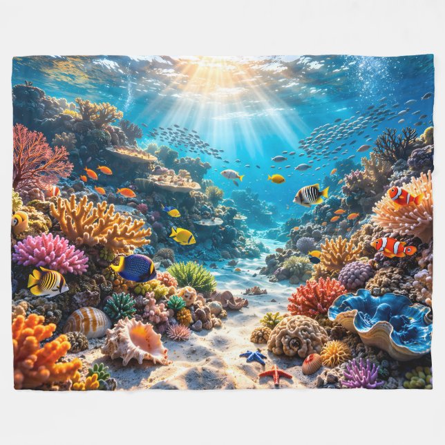 Couverture Polaire Call Coral Reef D deep flee (Devant (Horizontal))