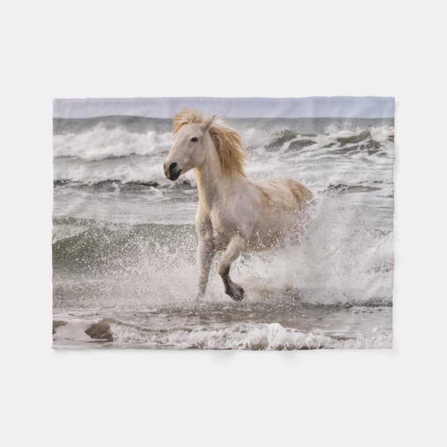 Couverture Polaire Camargue Horse court de Surf (Devant (Horizontal))