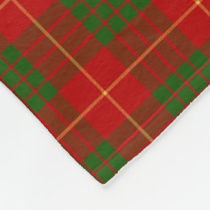 Couverture Polaire Cameron Family Tartan Plaid Motif