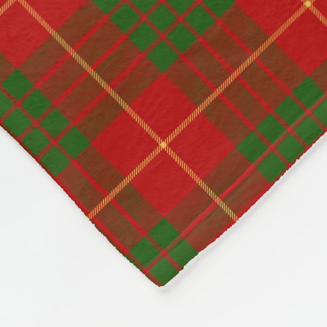 Couverture Polaire Cameron Family Tartan Plaid Motif (Coin)