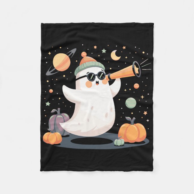 Couverture Polaire Camescope spatial Kawaii Camescope Éffrayant Pompe (Devant)
