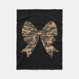 Couverture Polaire Camo Coquette Bow Chasse au canard Filles Enfants 