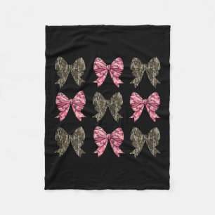 Couverture Polaire Camo Coquette Bow Chasse Canard Enfants Filles Bow