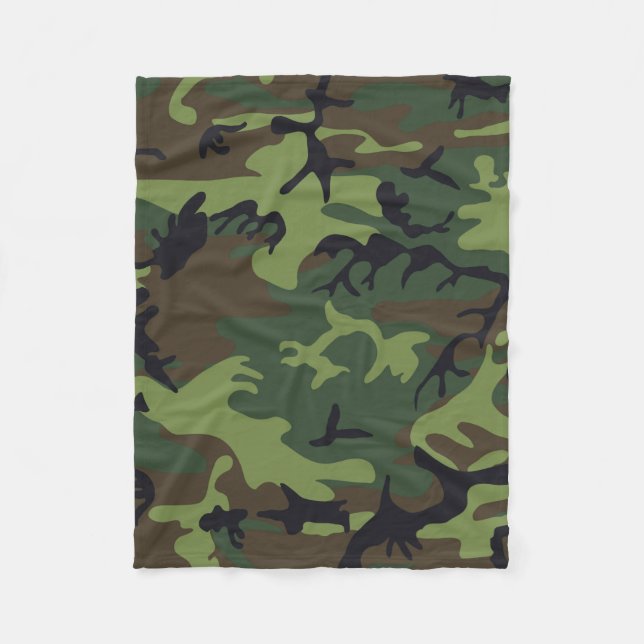 Couverture Polaire Camo de forêt (Devant)