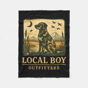 Couverture Polaire Camo Sudiste Local Garçon Chasse au Canard Lab Noi