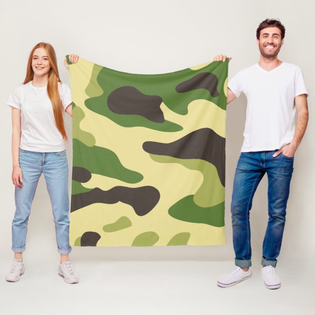 Couverture Polaire Camouflage (En situation)