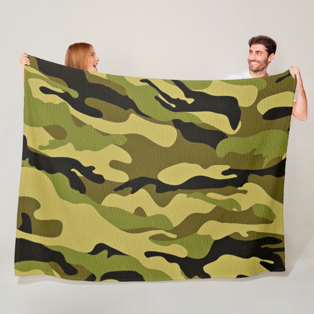 Couverture Polaire camouflage (En situation)