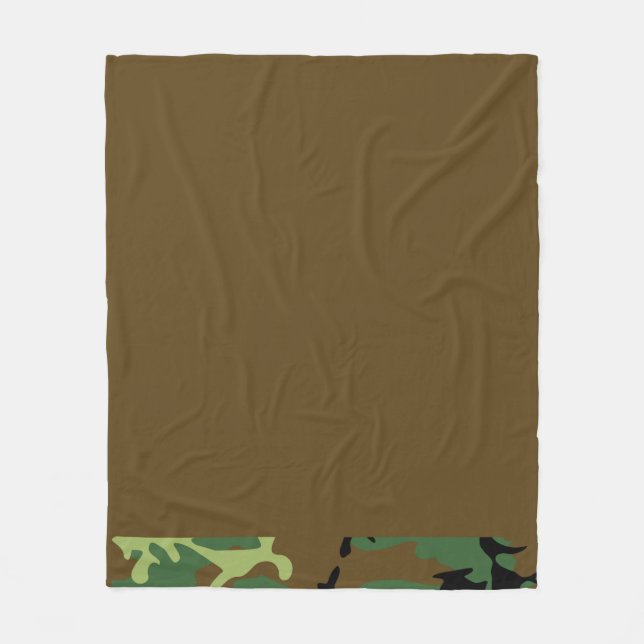 Couverture Polaire Camouflage Brown polaire (Devant)