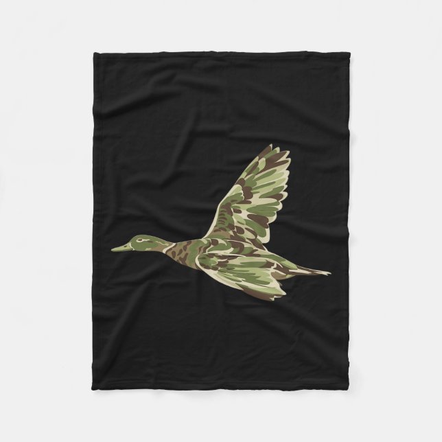 Couverture Polaire Camouflage Camouflage Camo Camo Chasse de canard C (Devant)