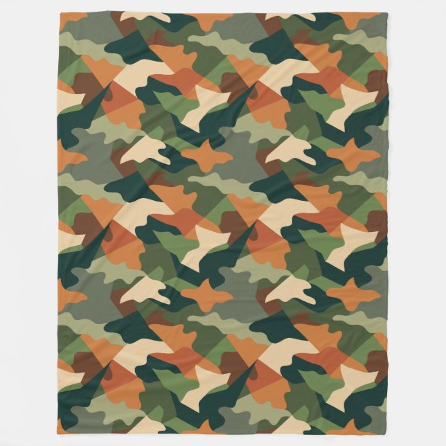 Couverture Polaire Camouflage de tranchée tactique (Devant)