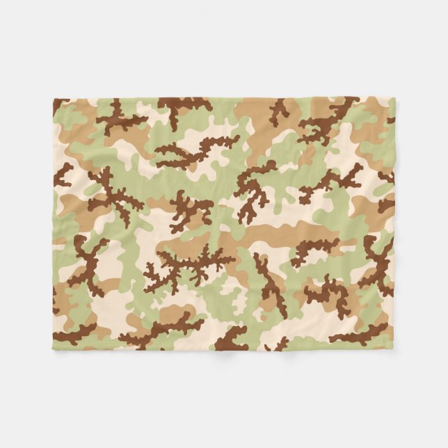 Couverture Polaire Camouflage du désert (Devant (Horizontal))