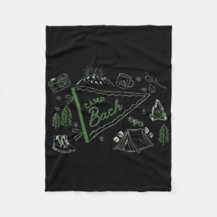 Couverture Polaire Camp Bach Aventure Camping Fête de Bachelorette Le