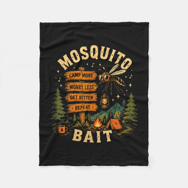 Couverture Polaire Camping appât pour moustiques feu de camp pour une (Devant)