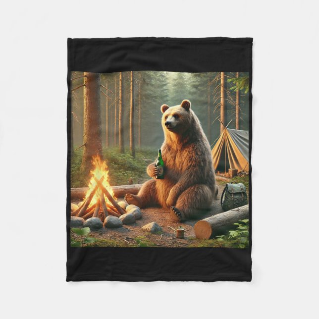 Couverture Polaire Camping de l'ours  (Devant)