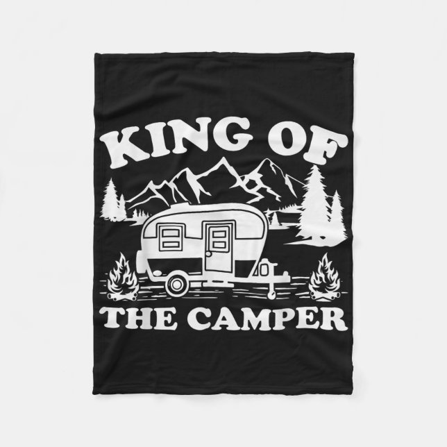 Couverture Polaire Camping Lover Camper Van King Du Camper (Devant)