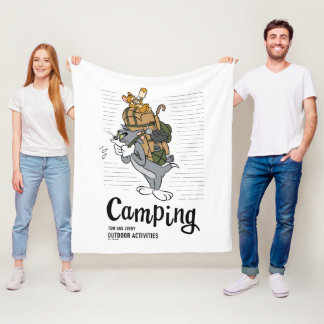 Couverture Polaire Camping Tom & Jerry