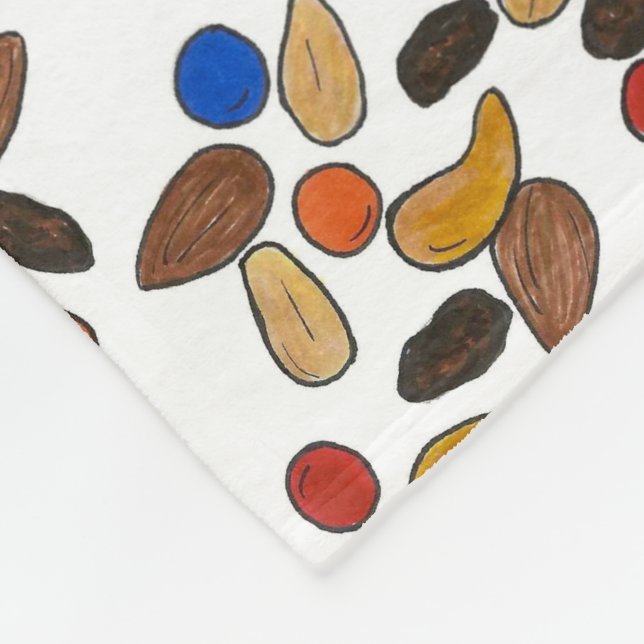 Couverture Polaire Camping Trail Mix Nuts Snack Camping Randonnée en  (Coin)