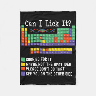 Couverture Polaire Can I Lick It Periodic Table Chart Science Teacher