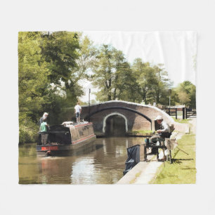 Couverture Polaire CANAL NARROWBOAT Fleece Blanket