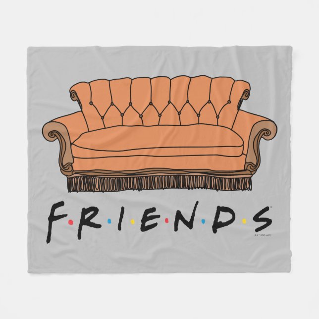 Couverture Polaire Canapé FRIENDS™ (Devant (Horizontal))