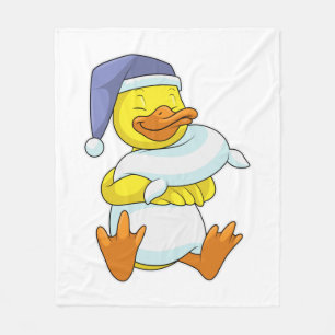 Couverture Polaire Canard dormant avec casquette