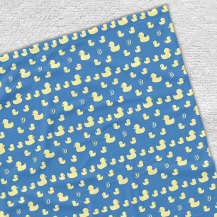 Couverture Polaire Canard en Caoutchouc Personnalisé Motif Initial Bl