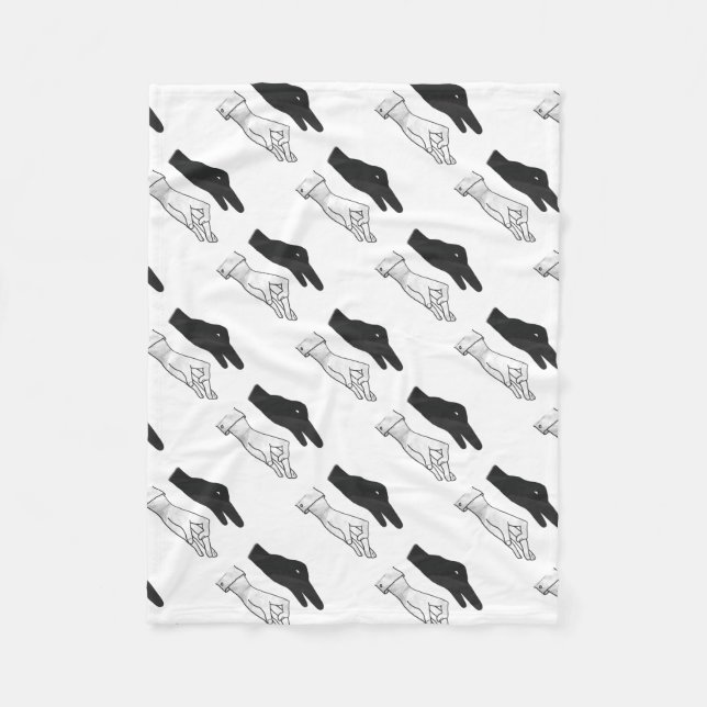 Couverture Polaire Canard Silhouette main (Devant)